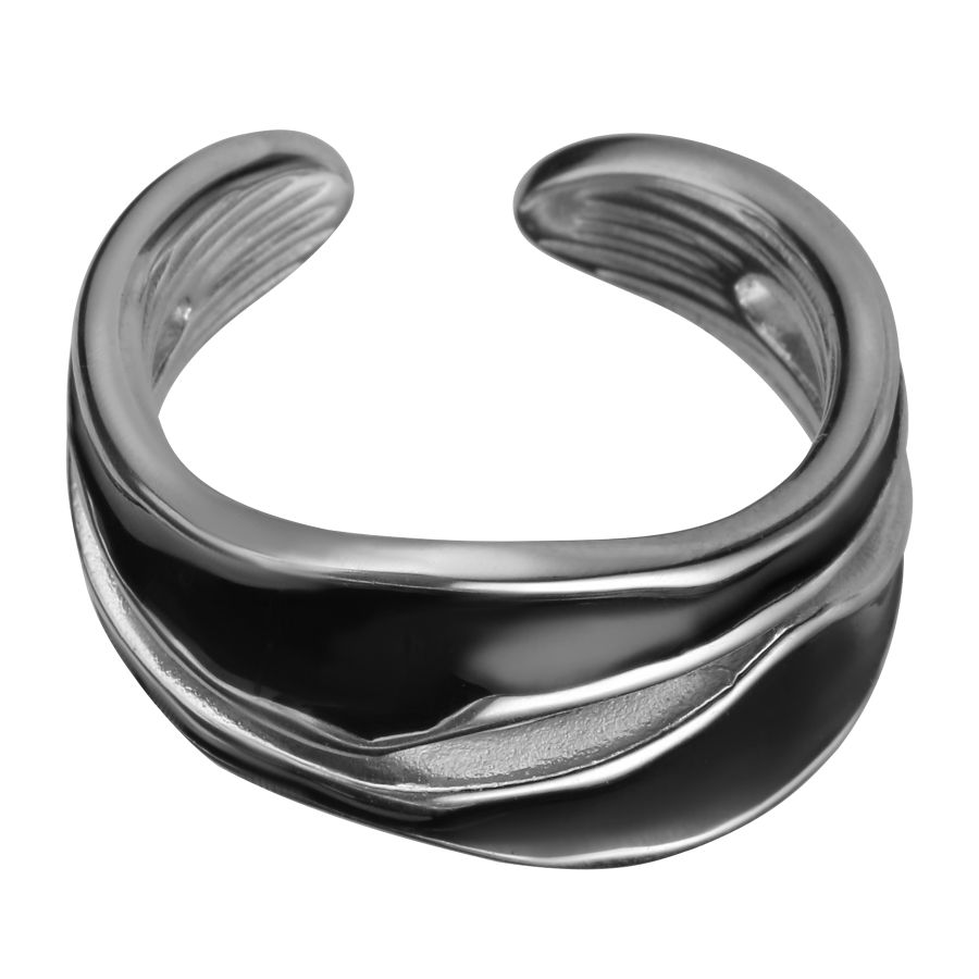 женское кольцо EKONIKA EN47708-black-silver-24L, фото 2