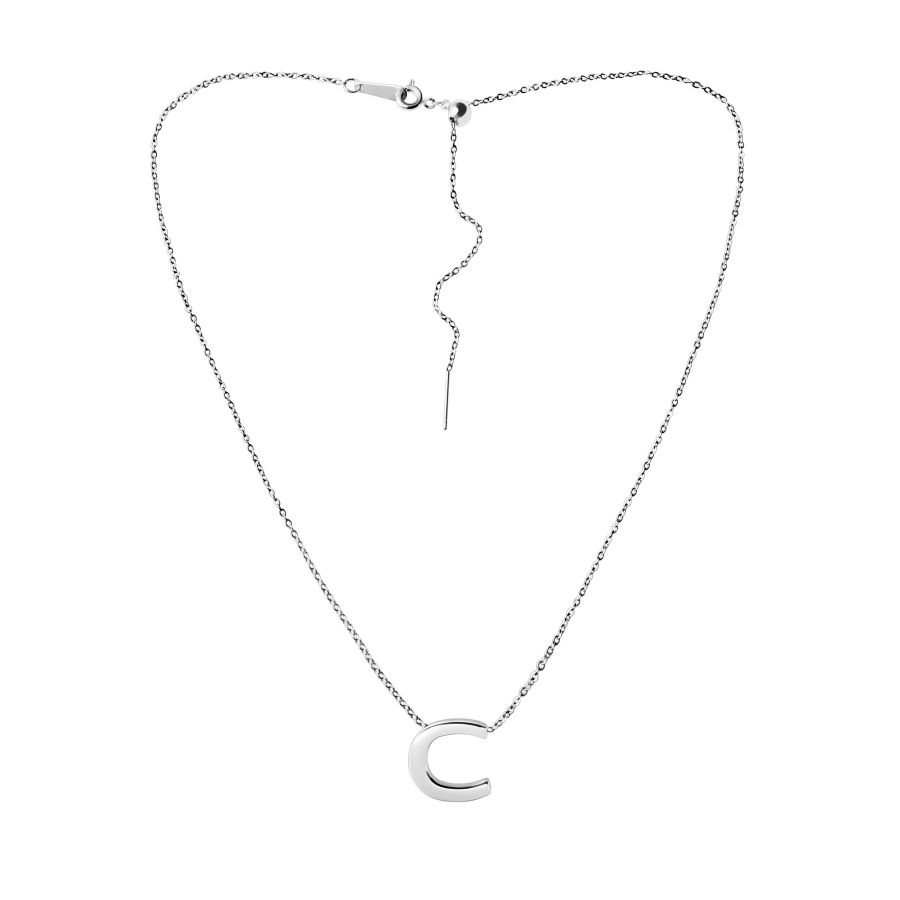 подвеска маленькая буква C EKONIKA EN-C-small-silver-UNI, фото 3