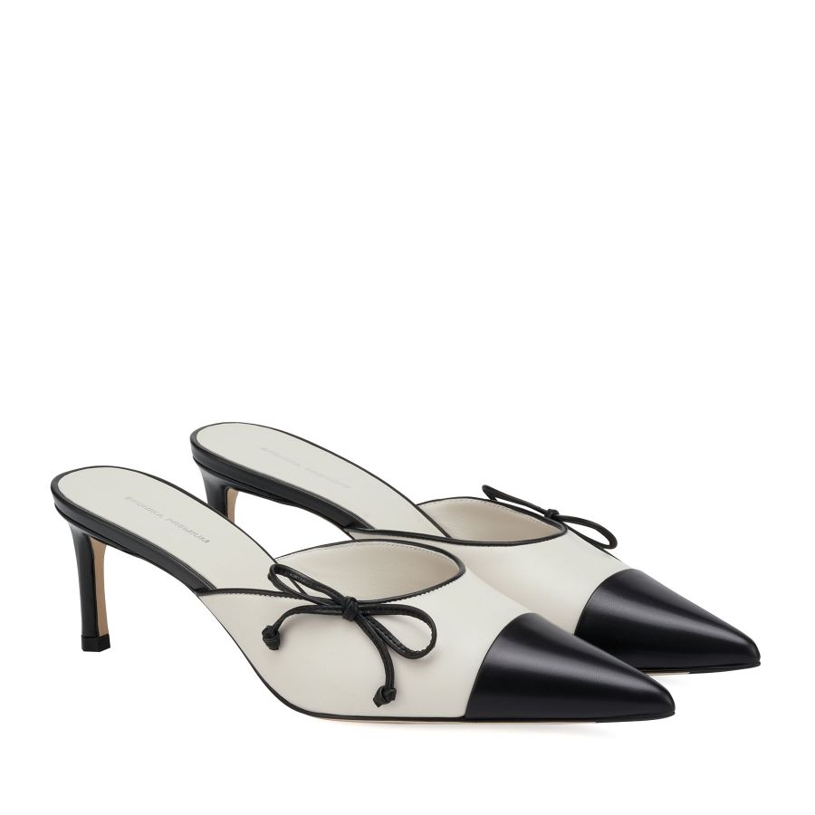 женские летние мюли EKONIKA PREMIUM PM00793CN-03-white-black-25S, фото 2