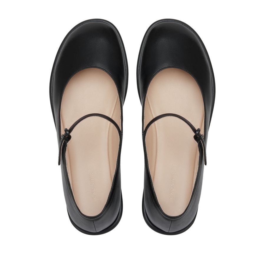женские балетки Мэри Джейн EKONIKA EN00209CN-01-black-25S, фото 3