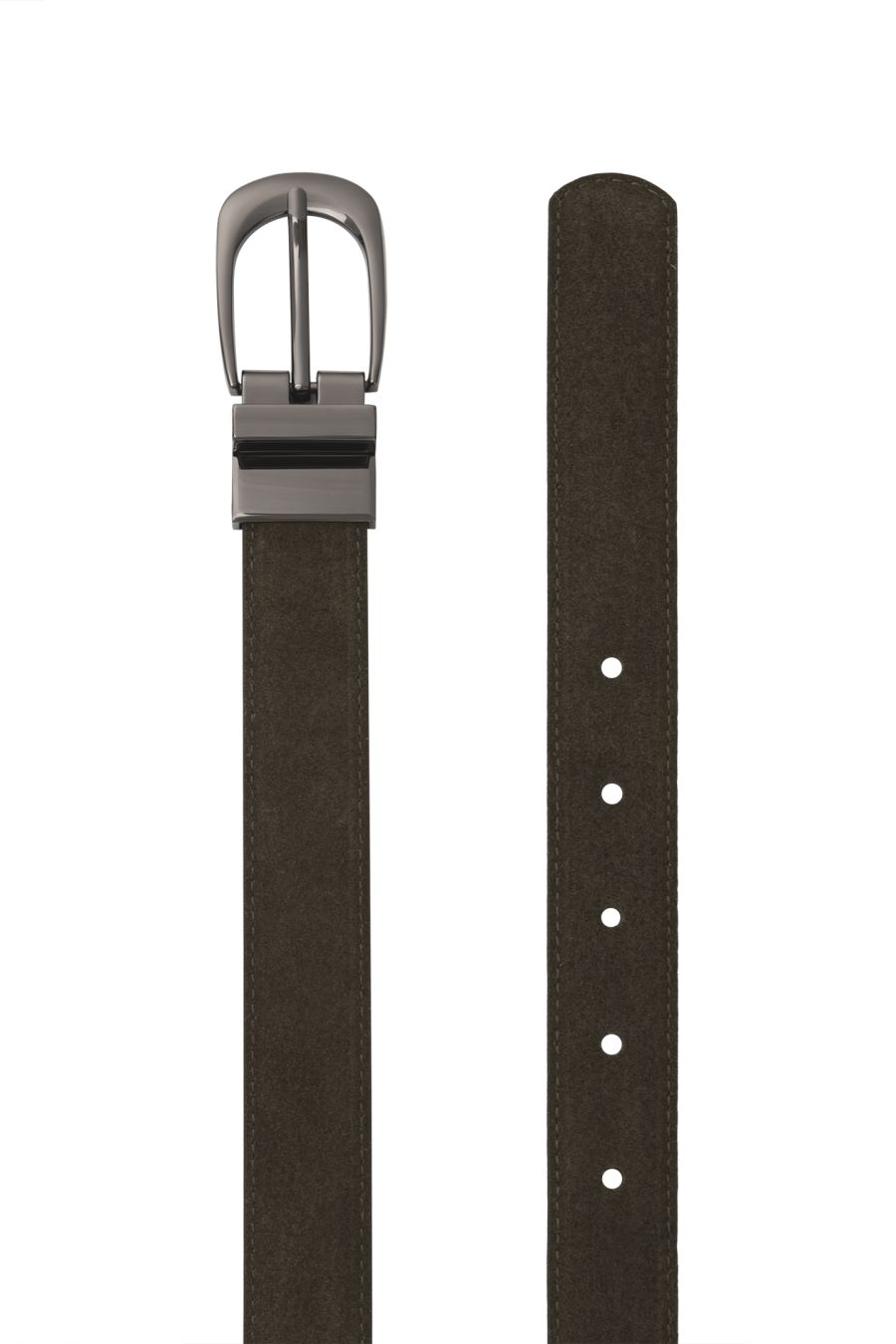 женский двусторонний ремень EKONIKA EN32682-black-dk.olive-25W, фото 4