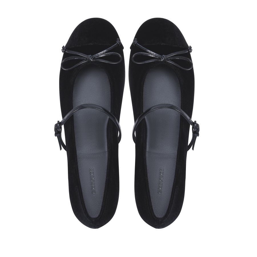 женские балетки Мэри Джейн EKONIKA EN01141CN-01-black-25W, фото 3