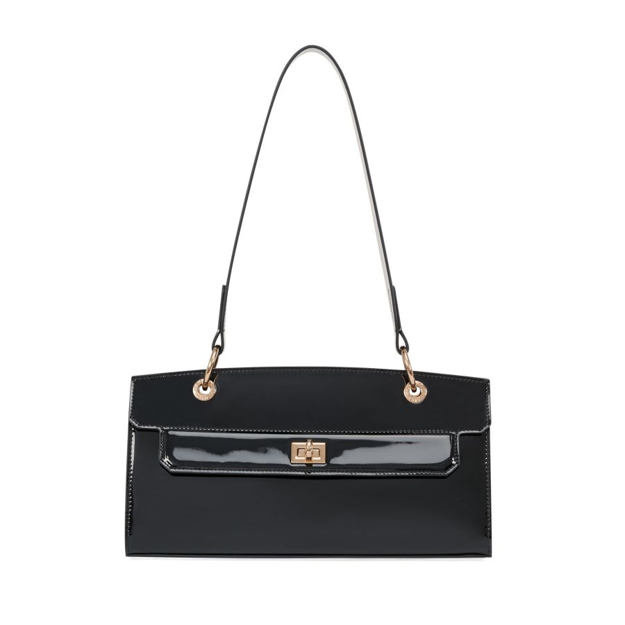 женская сумка-багет EKONIKA PREMIUM PM38409CN-02-black-25W, фото 1