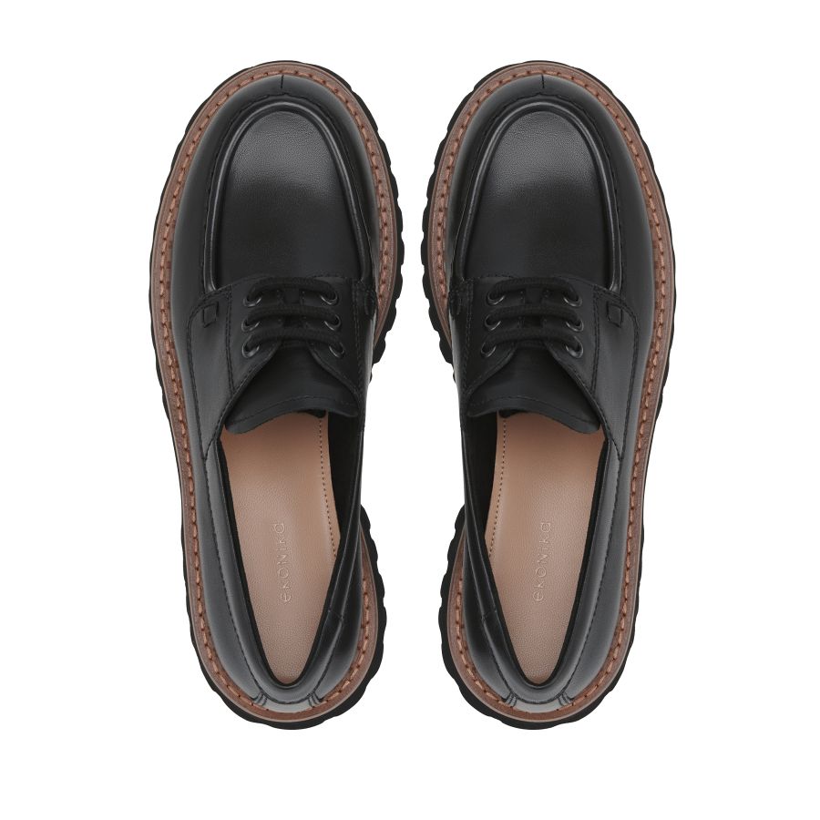 женские демисезонные топсайдеры EKONIKA EN01316CN-01-black-25W, фото 3