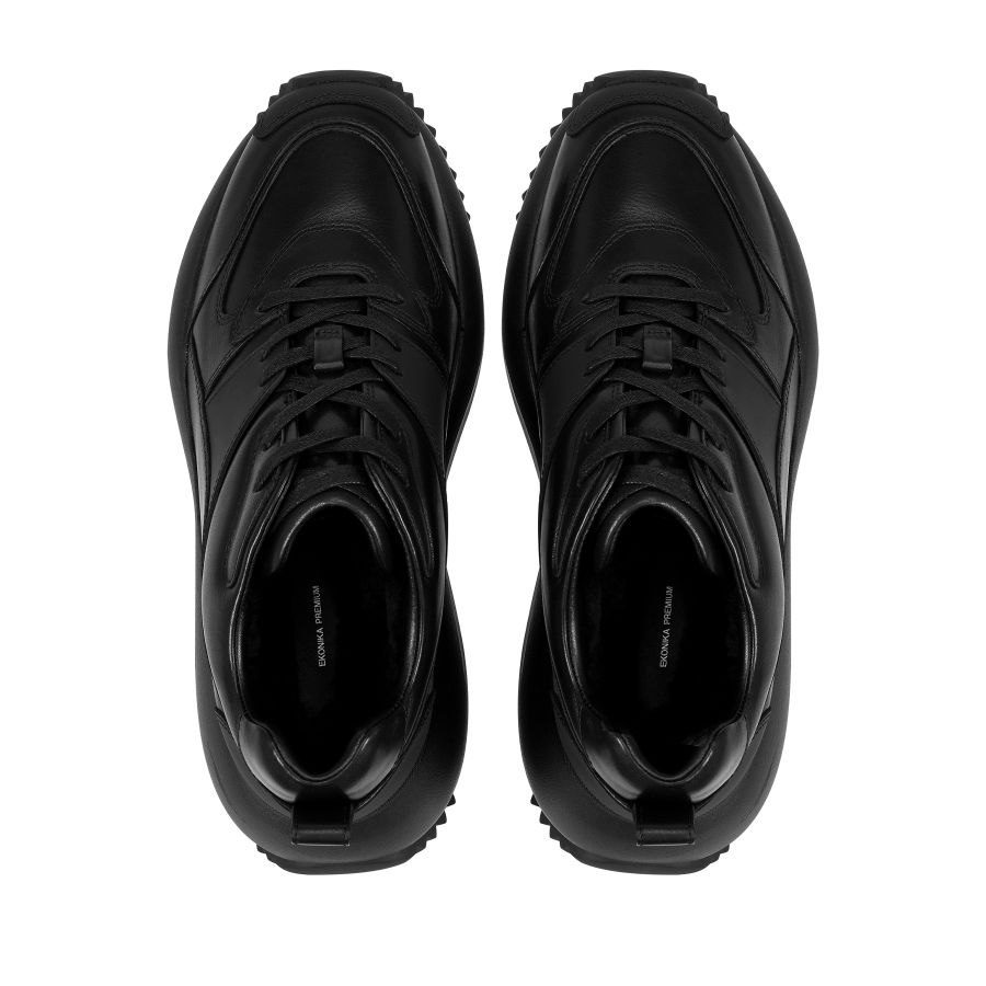 женские зимние кроссовки EKONIKA PREMIUM PM01423CN-01-1-black-25W, фото 3
