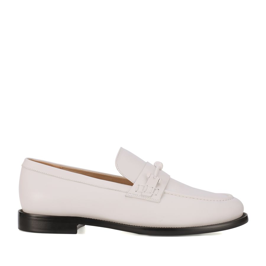 женские демисезонные лоферы EKONIKA EN01465CN-04-blanc-24L, фото 1