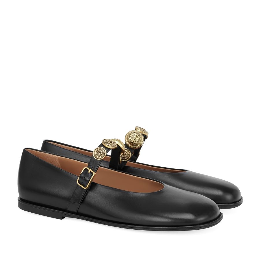 женские балетки Мэри Джейн EKONIKA PREMIUM PM09158CN-14-black-25W, фото 2