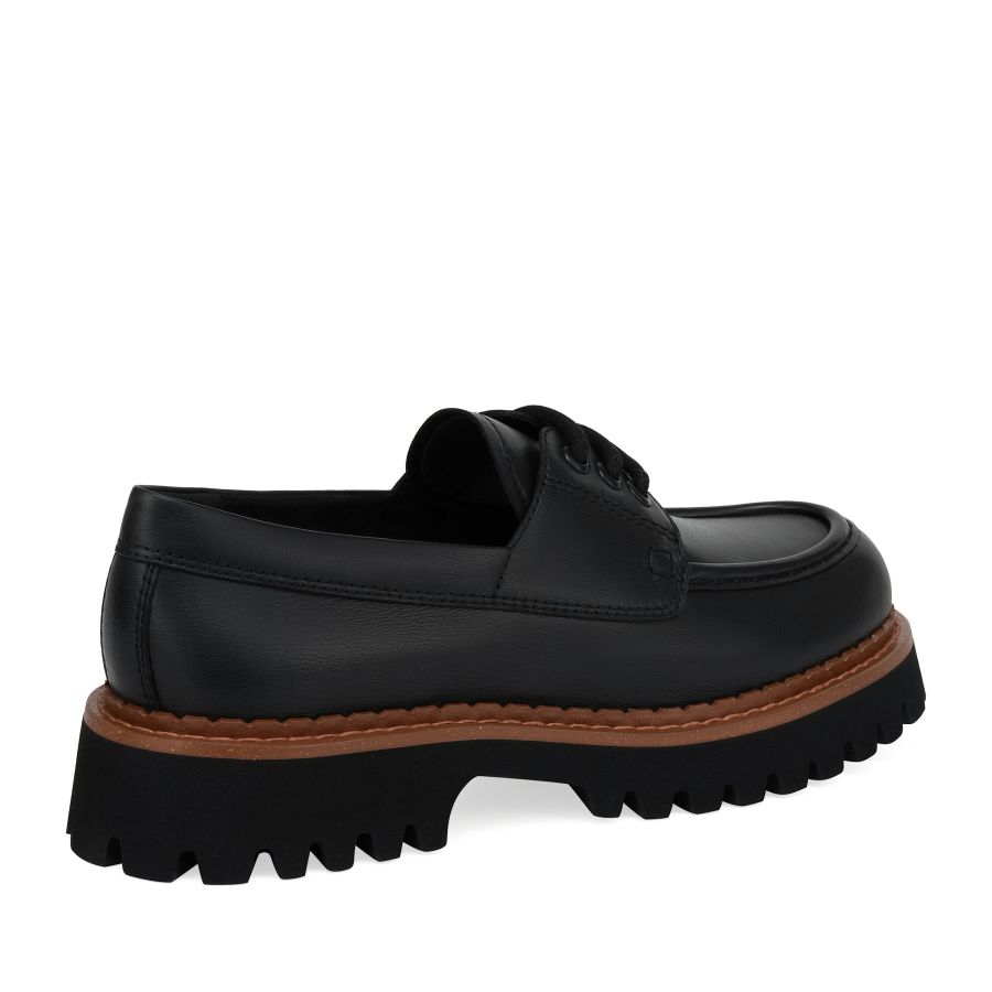 женские демисезонные топсайдеры EKONIKA EN01316CN-01-black-25S, фото 5