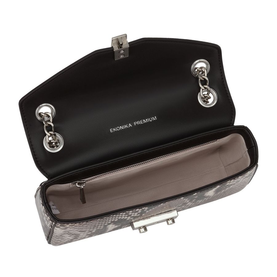 женская сумка кросс-боди EKONIKA PREMIUM PM38374CN-01-snake.brown-25S, фото 5