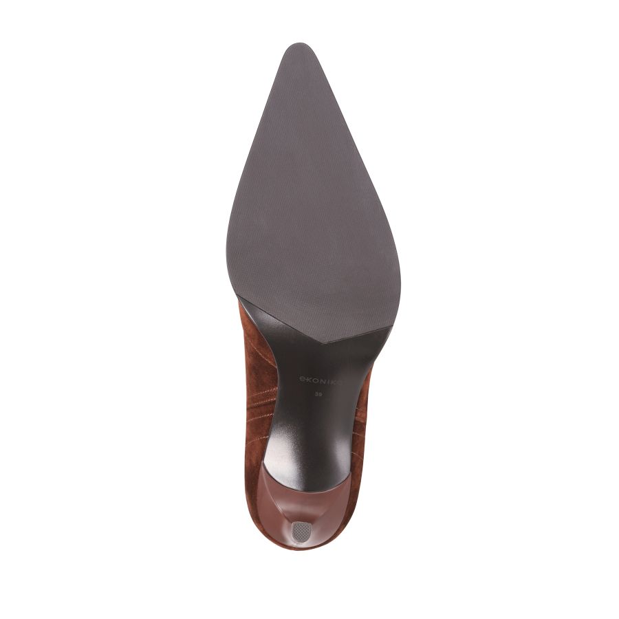 женские демисезонные казаки EKONIKA EN00482CN-25-walnut-25W, фото 3